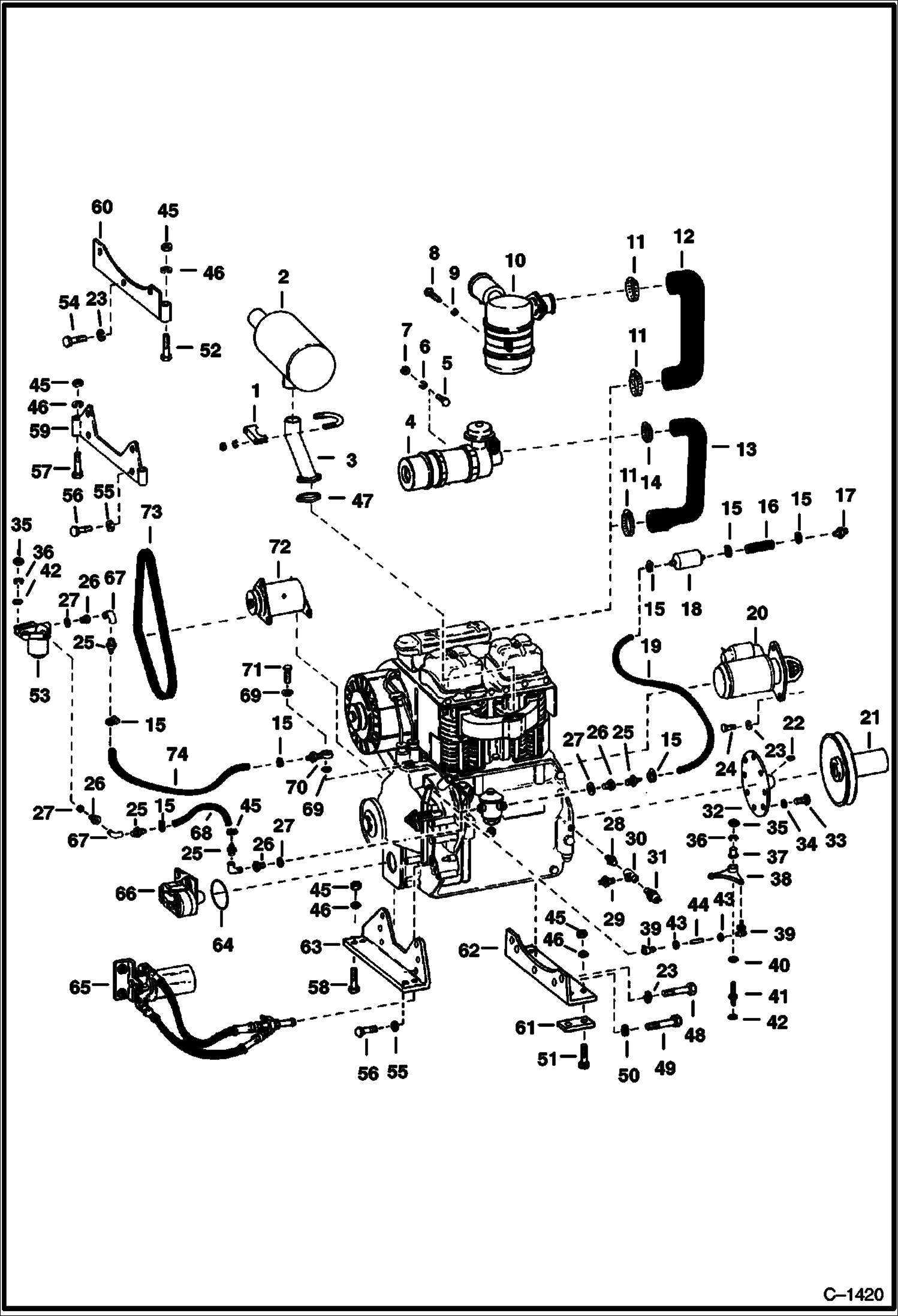 КРЕПЕЖНЫЕ ДЕТАЛИ ДВИГАТЕЛЯ DEUTZ