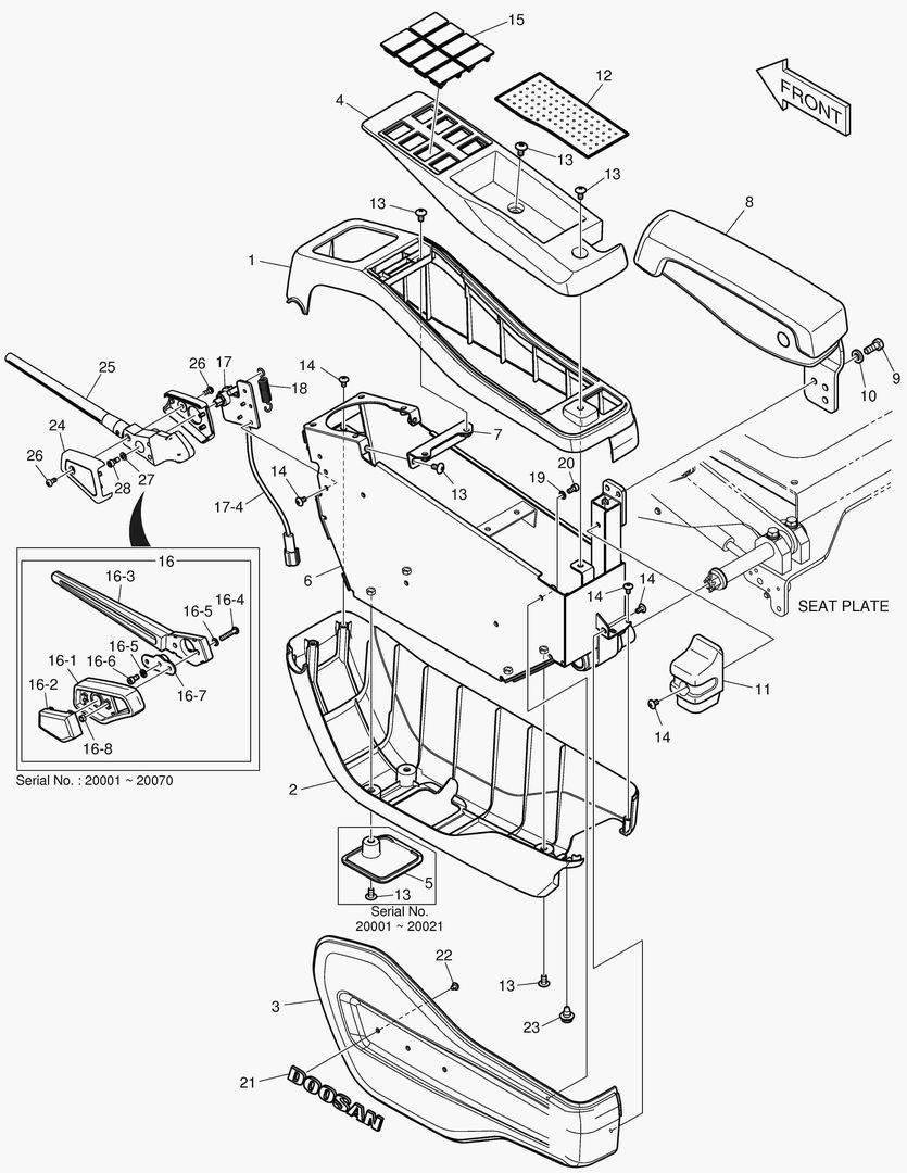 ПУЛЬТ УПРАВЛЕНИЯ - ЛЕВОСТОРОННИЙ