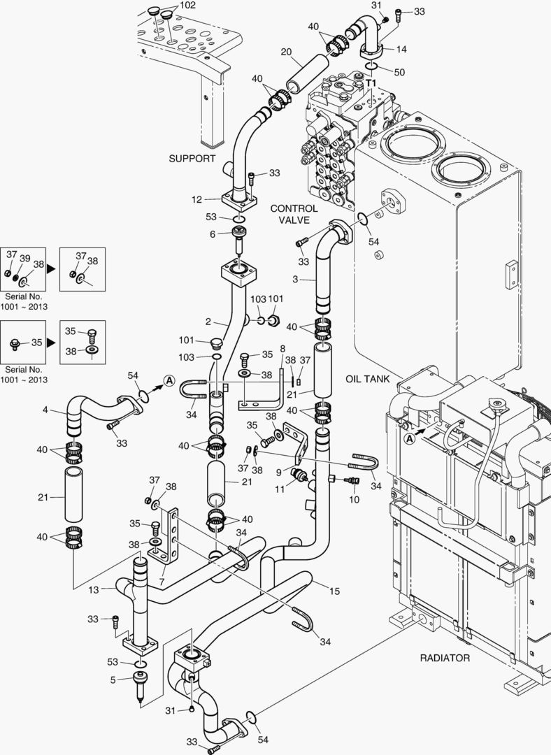 ТУБОПРОВОД МАСЛЯНОГО РАДИАТОРА(2)