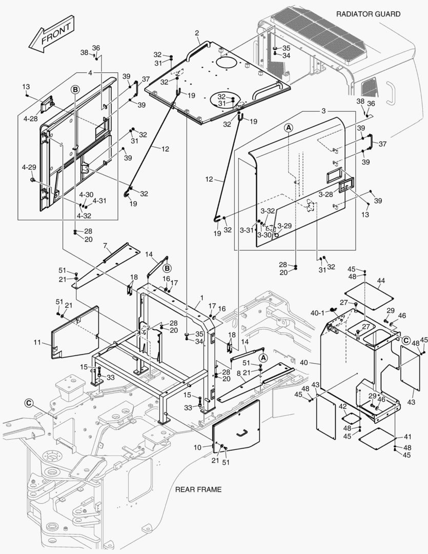 КРЫШКА ДВИГАТЕЛЯ