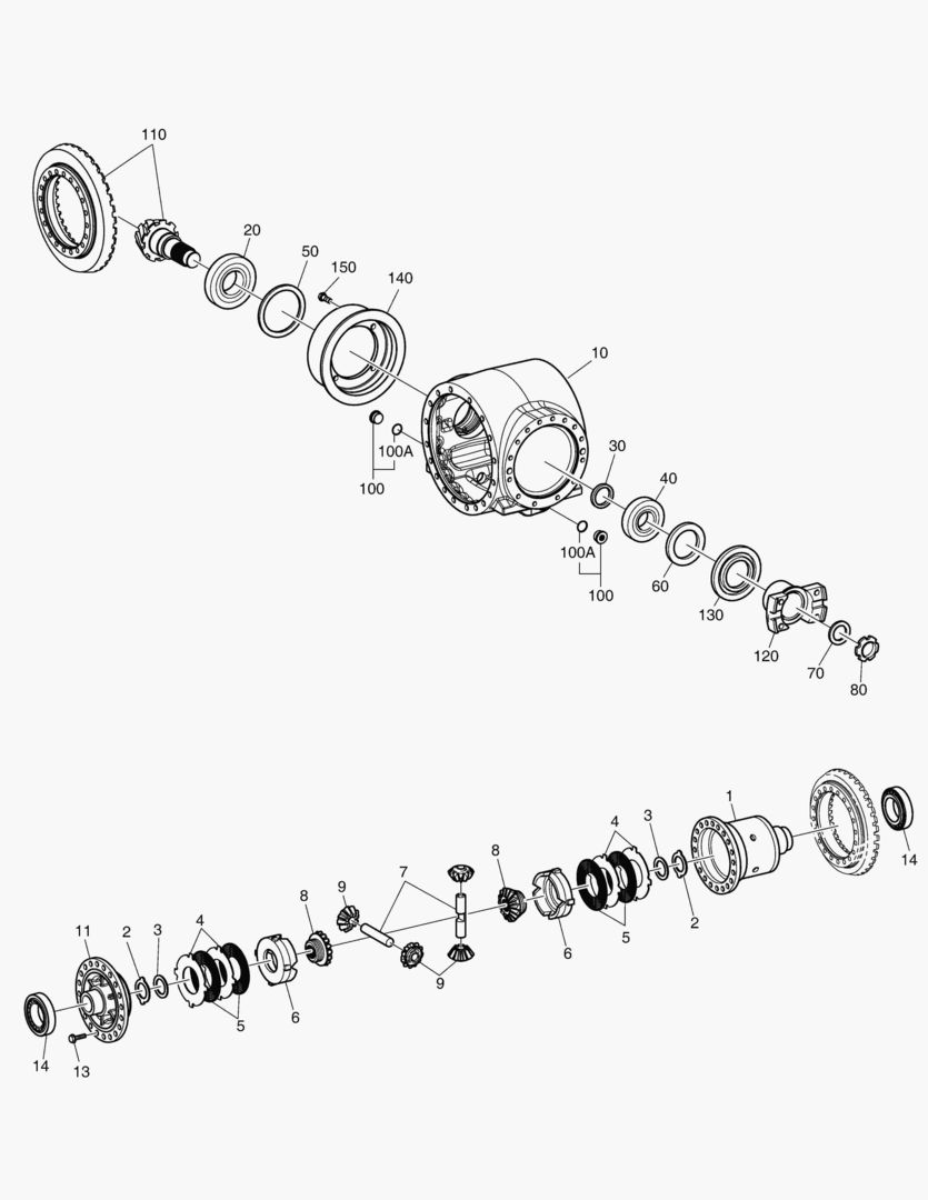 3361 DIFFERENTIAL - REAR AXLE [10222~]
