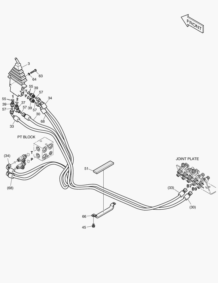 ТРУБОПРОВОД СЕРВОУПРАВЛЕНИЯ(8)