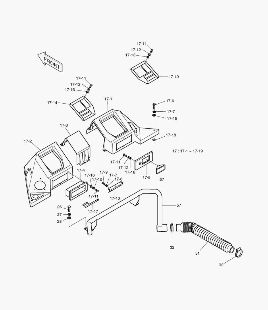 ПЕРЕДНЯЯ ПАНЕЛЬ В СБОРЕ-ИЗ СТАЛИ