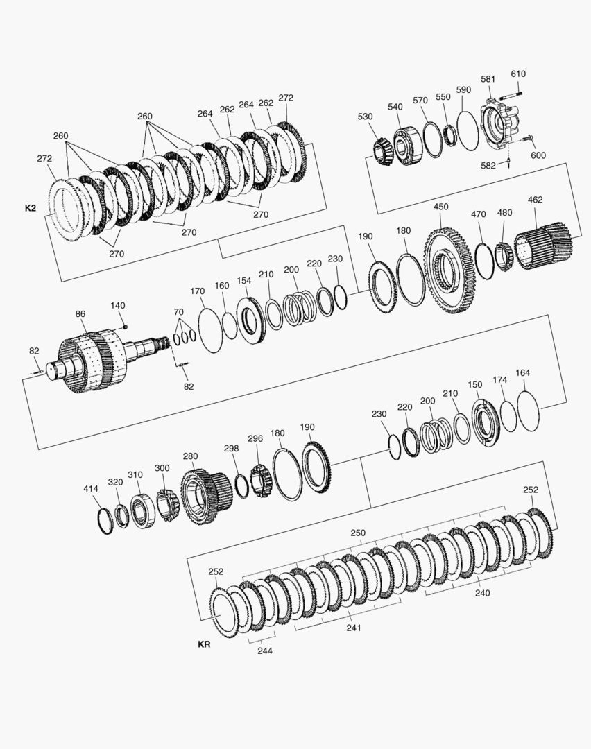 СЦЕПЛЕНИЕ KR + K2
