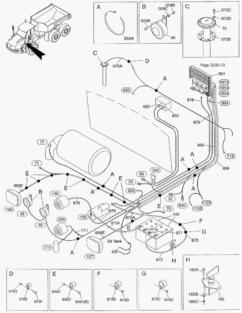 G210-6 ELECTRICAL SYSTEM; FRONT WAGON