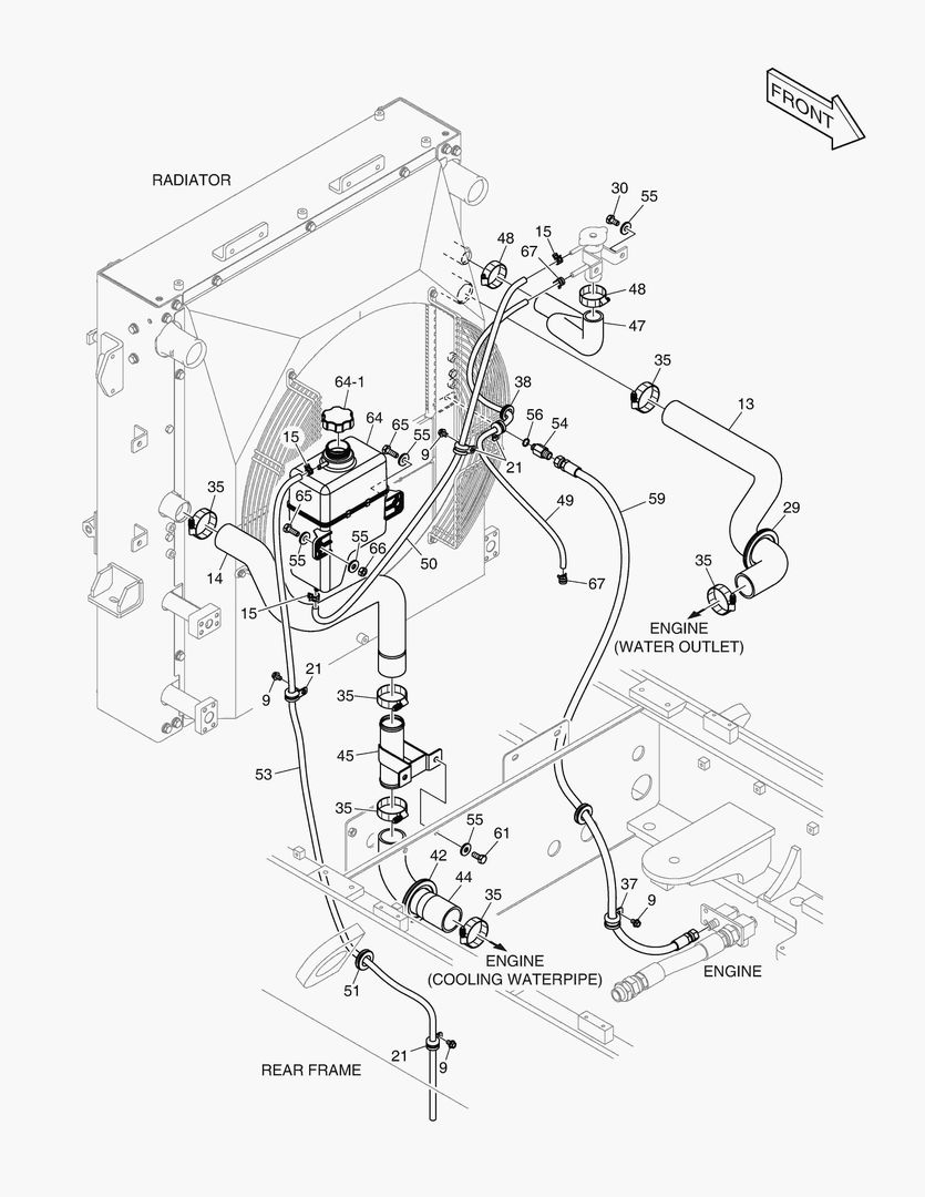 ТУБОПРОВОД МАСЛЯНОГО РАДИАТОРА (1)