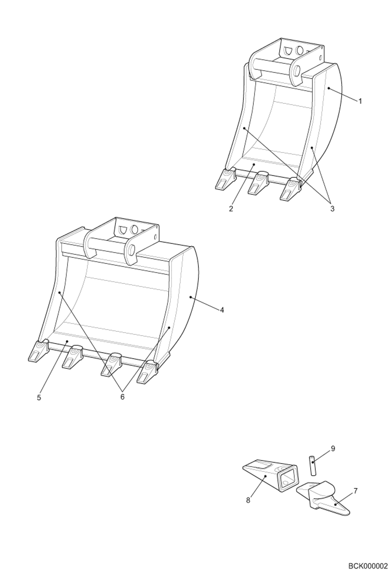 КОВШ ЭКСКАВАТОРА КЛАССА 319 - 323