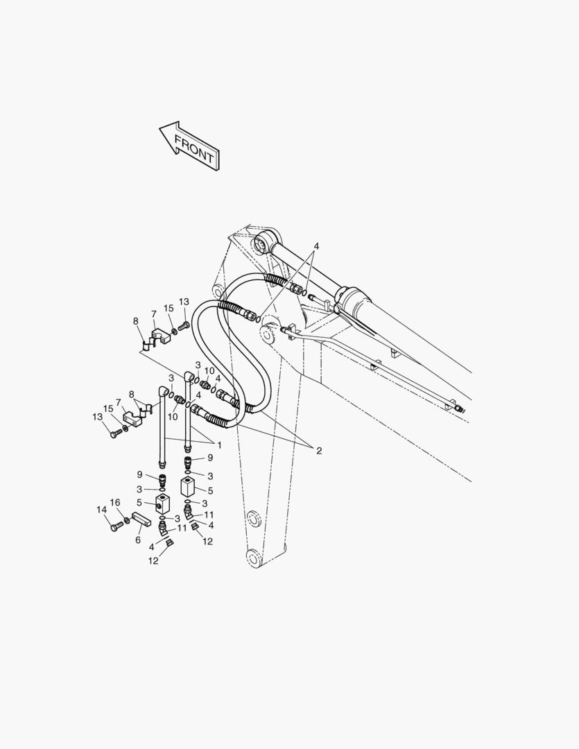 Спецтехника 6630 ARM PIPING-ARM 3.1m(ONE & TWO WAY) - главное фото