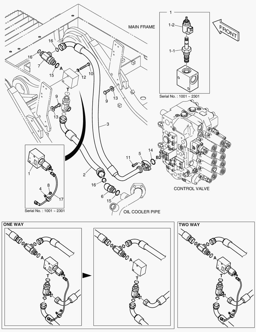 6140 MAIN PIPING - ONE & TWO WAY