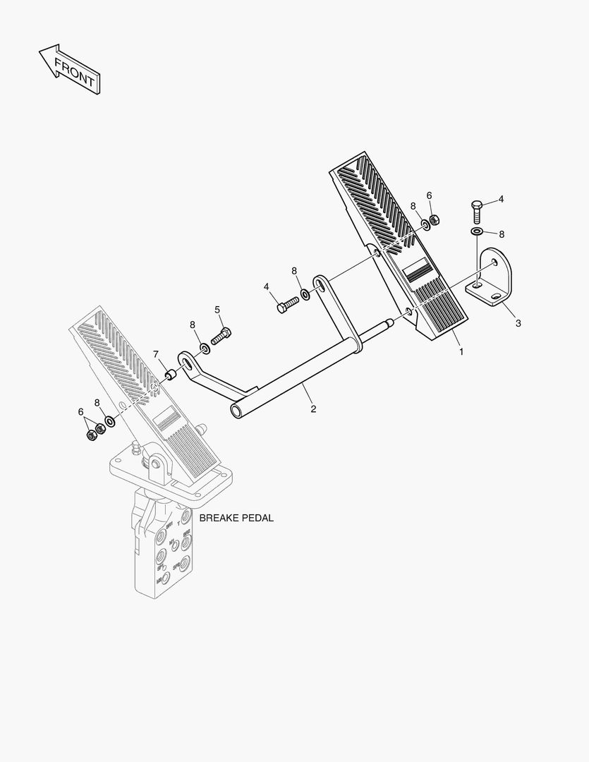6250 PEDAL VALVE - OPT.