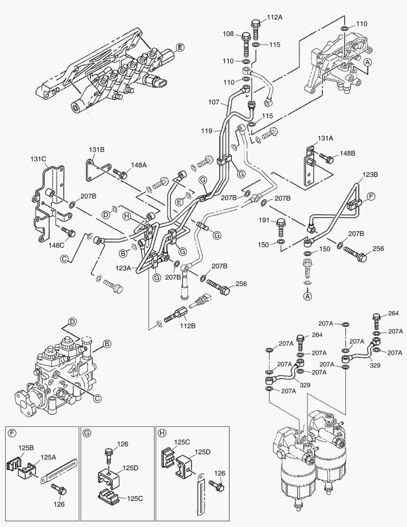 ТОПЛИВНЫЙ НАСОС И ТРУБА