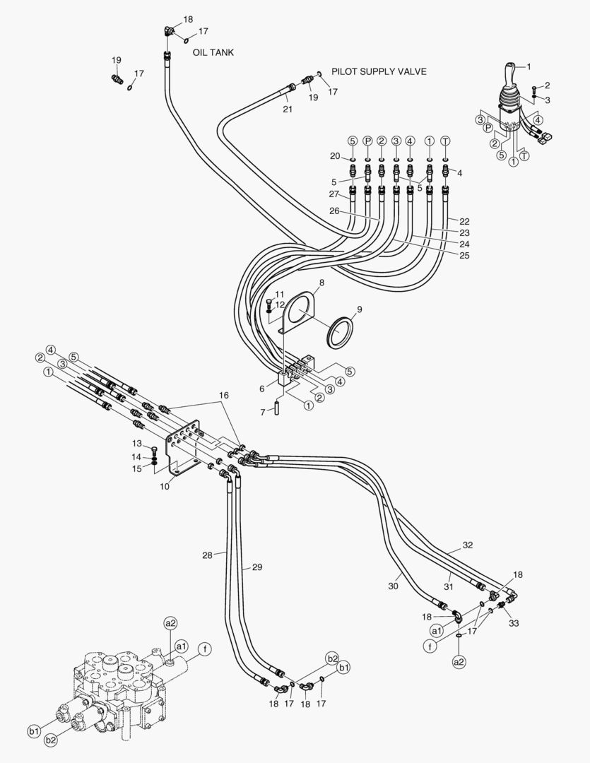 ТРУБОПРОВОД СЕРВОУПРАВЛЕНИЯ-2 КАТУШКИ