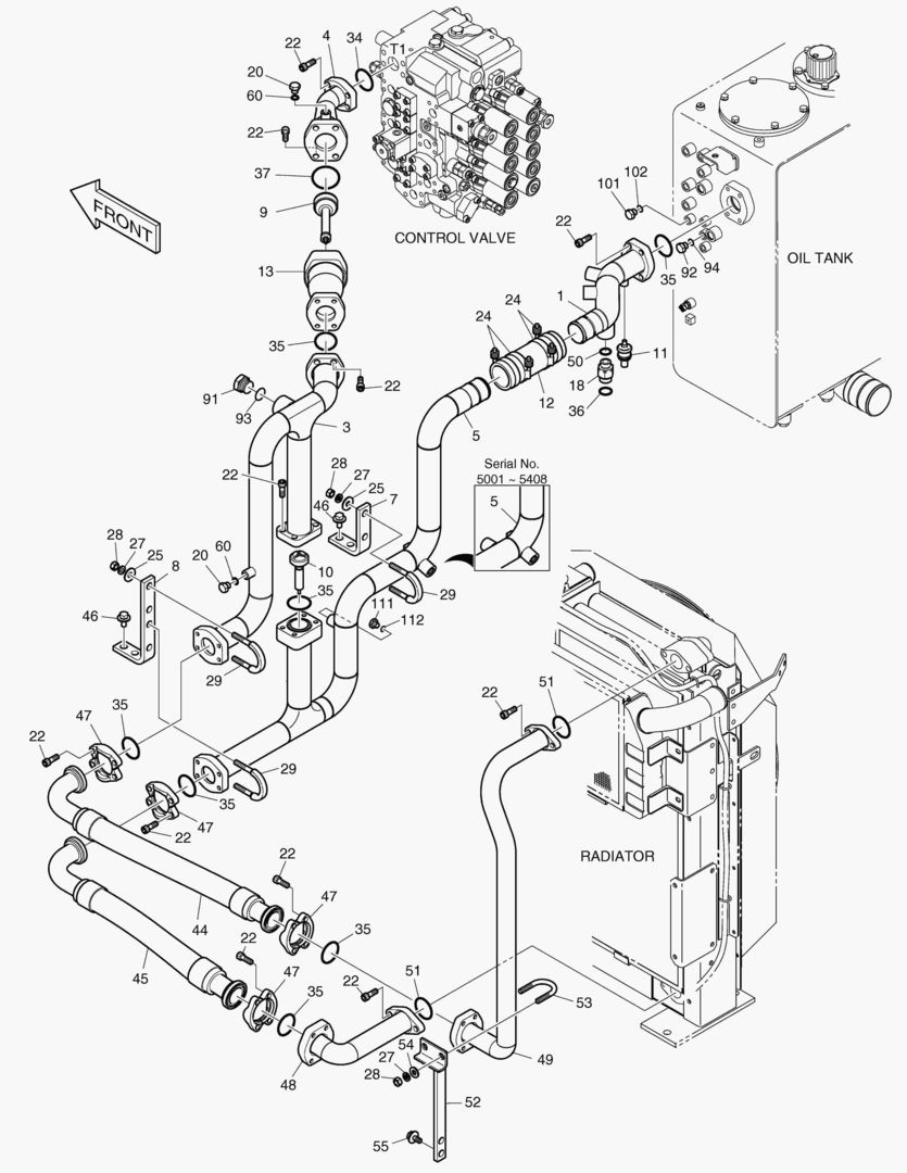 ТУБОПРОВОД МАСЛЯНОГО РАДИАТОРА(2)