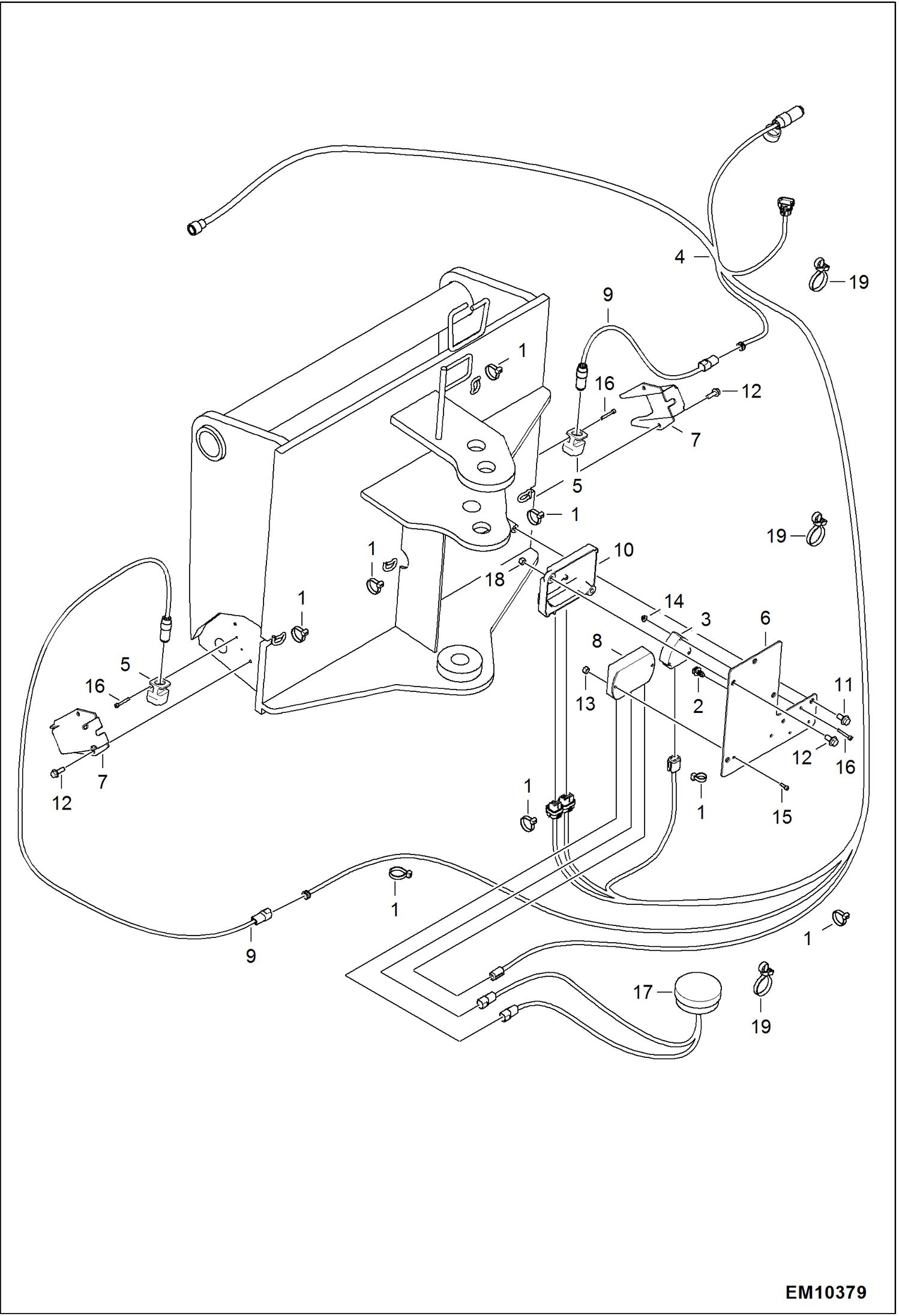 ОСНОВНАЯ ПЛАТФОРМА (КОНТУР ЭЛЕКТРИЧЕСКОЙ ЦЕПИ) (СЕРИЙНЫЙ НОМЕР B35R00101, B3BP00101, B3BR00101 И ВЫШЕ)