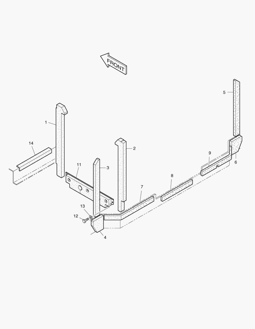 1620 ACOUSTIC FOAM ASS`Y [1001~1148]