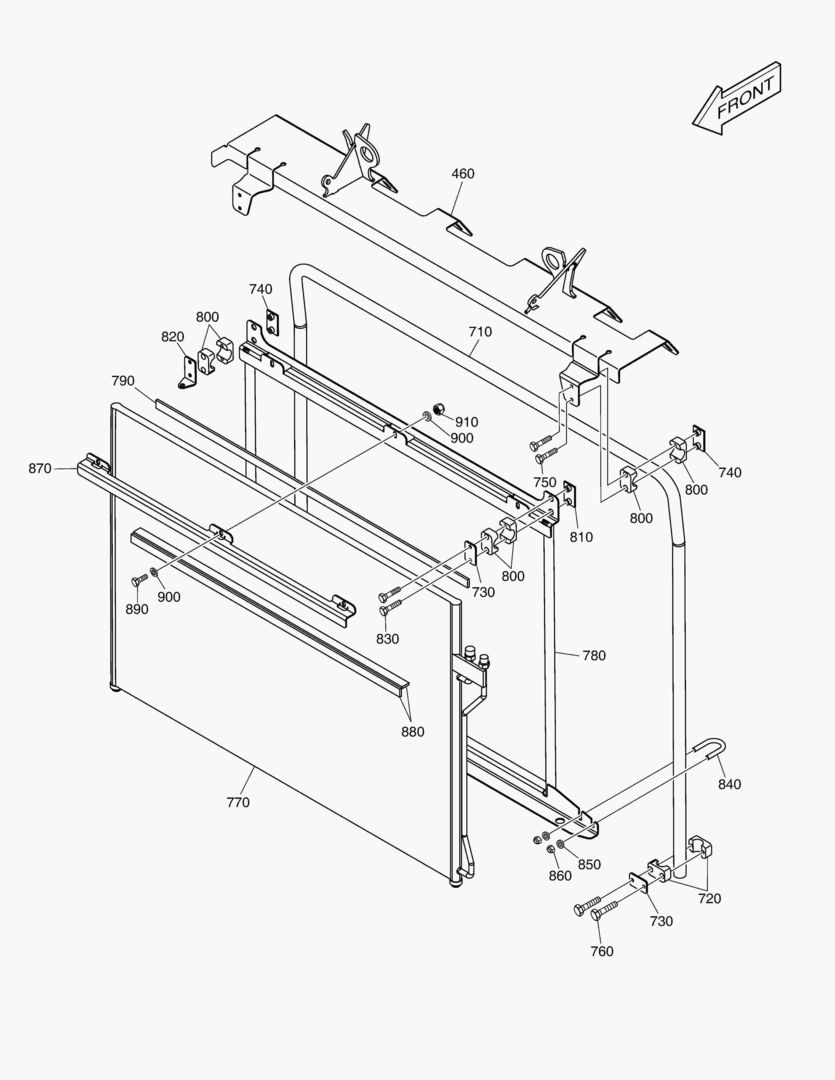 G040-6 RADIATOR SHELL ASS`Y AC CONDENSER