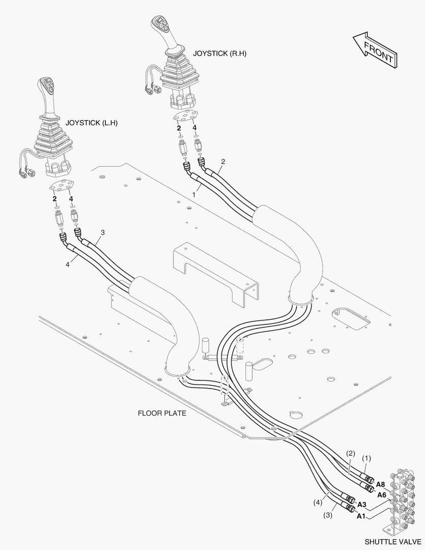 ТРУБОПРОВОД СЕРВОУПРАВЛЕНИЯ(9)