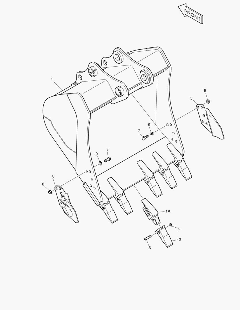 6650 BUCKET ASS`Y - 1.17mВі