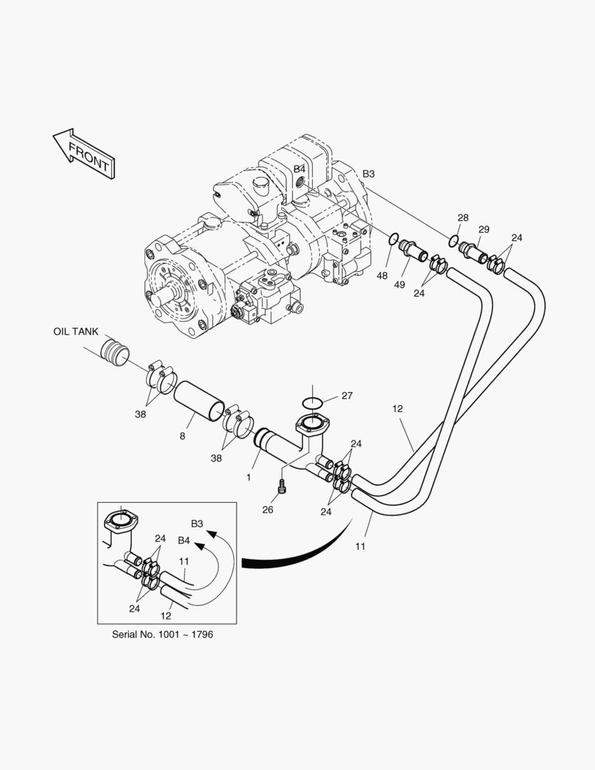 ТУБОПРОВОД МАСЛЯНОГО РАДИАТОРА(1)