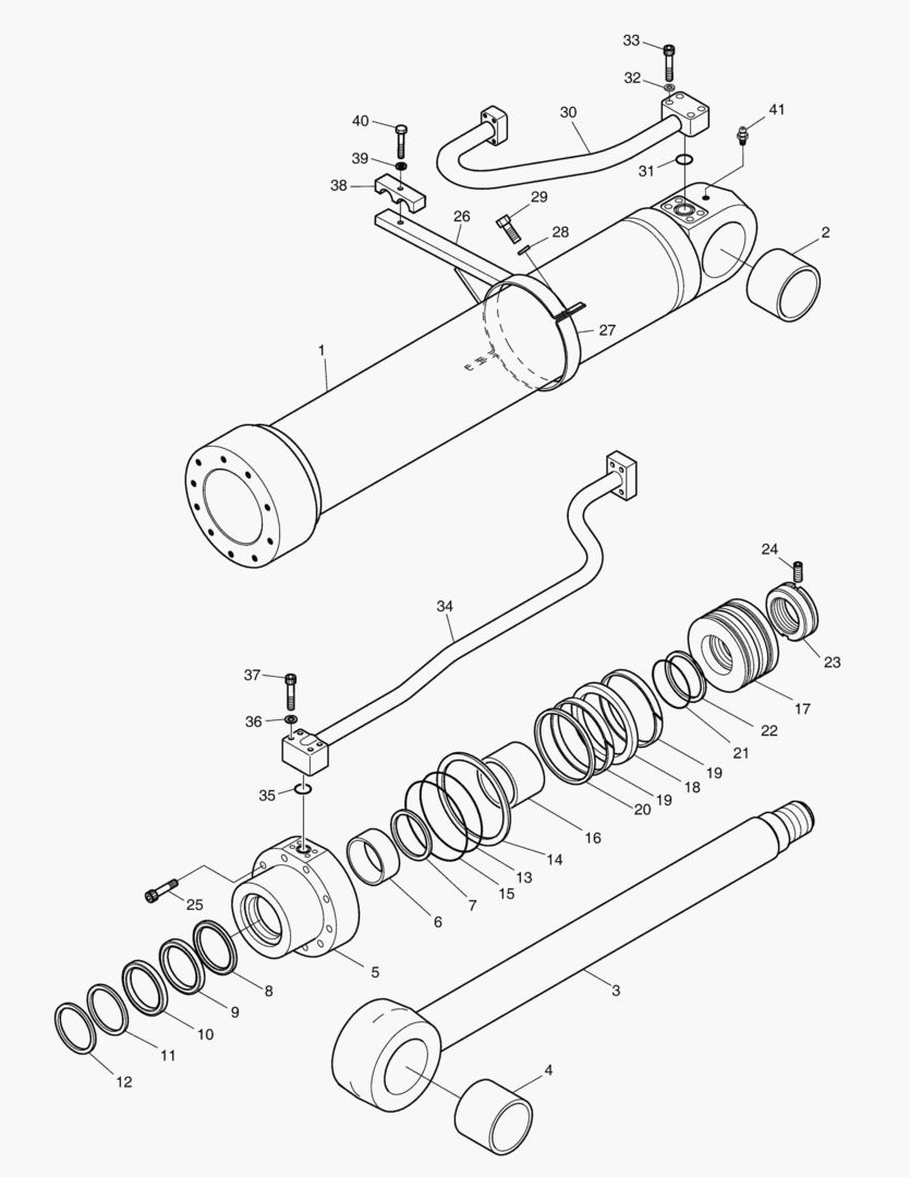 Спецтехника 4460 BOOM CYLINDER - R.H.(ARTI) [5001~5183] - главное фото