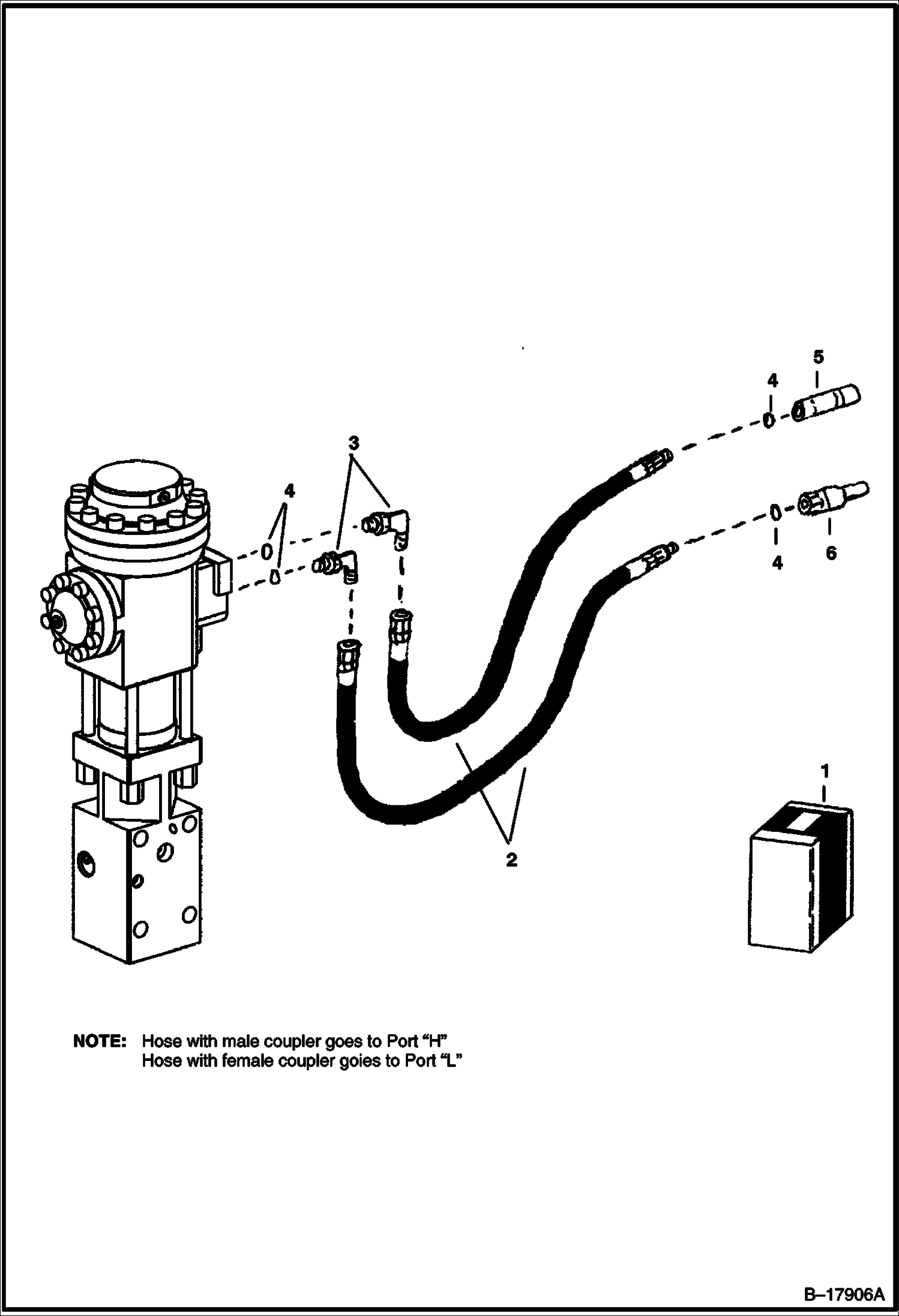 ГИДРОМОЛОТ (КОМПЛЕКТ ШЛАНГОВ) (B850) (B950) (ИСПОЛЬЗУЕТСЯ НА 328, 334, 337)