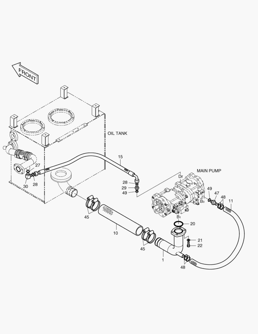 ТУБОПРОВОД МАСЛЯНОГО РАДИАТОРА(2)
