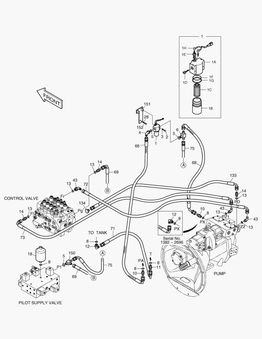 1300 PILOT PIPING(1) [1382~3227]