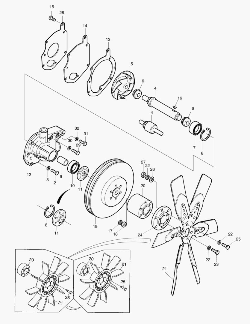 НАСОС ВОДЯНОГО ОХЛАЖДЕНИЯ