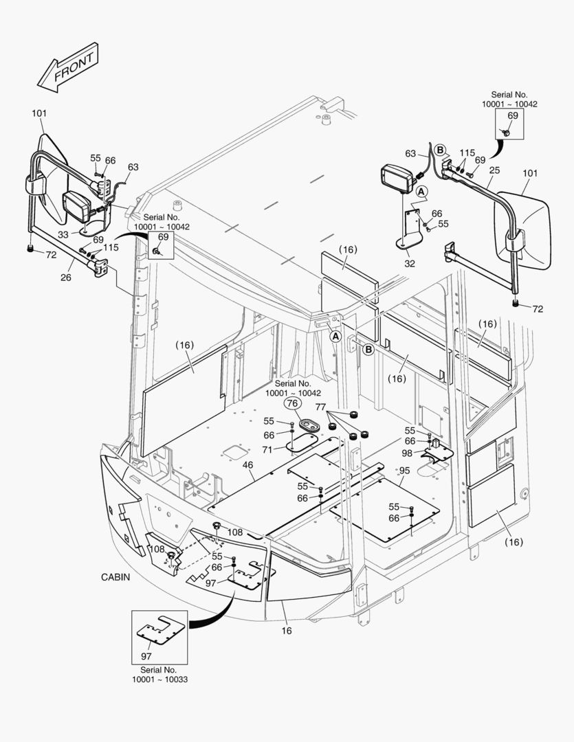 5670 CABIN(2) - BODY(WITHOUT ROOF)