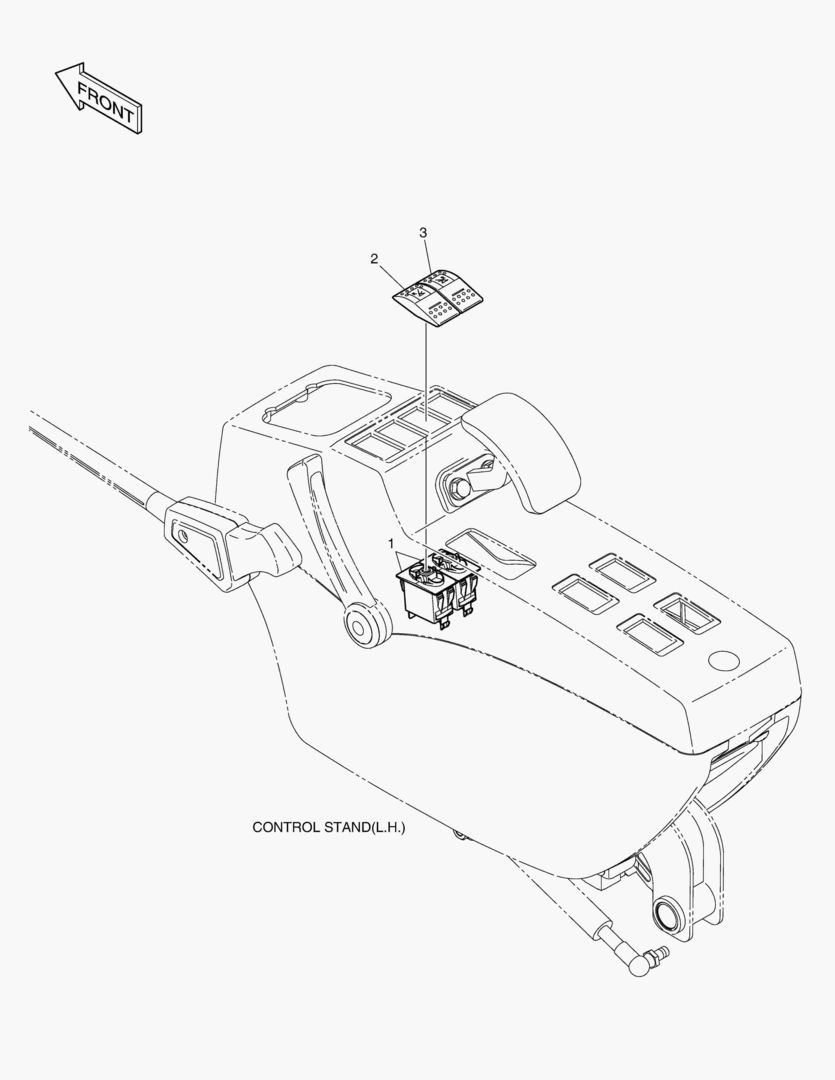 ВКЛЮЧАТЕЛЬ - ЗАДНИЙ АУТРИГЕР