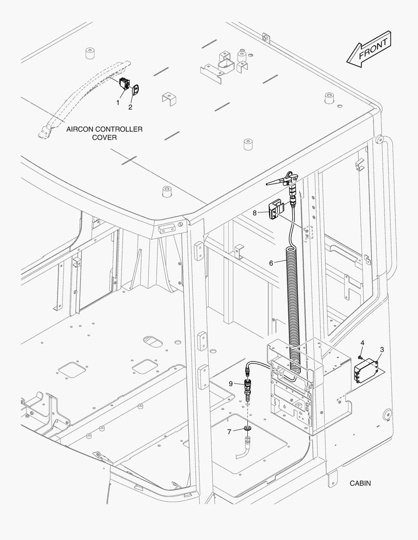 5680 AIR COMPRESSOR MOUNTING - ELECTRIC