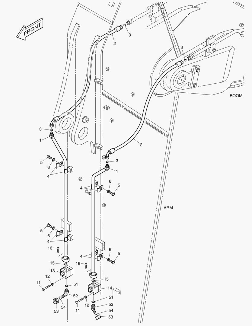 6260 ARM PIPING-ROTATION(ARM 3.2m)
