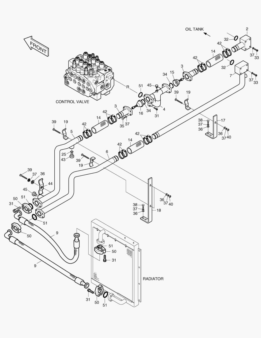 ТУБОПРОВОД МАСЛЯНОГО РАДИАТОРА(1)