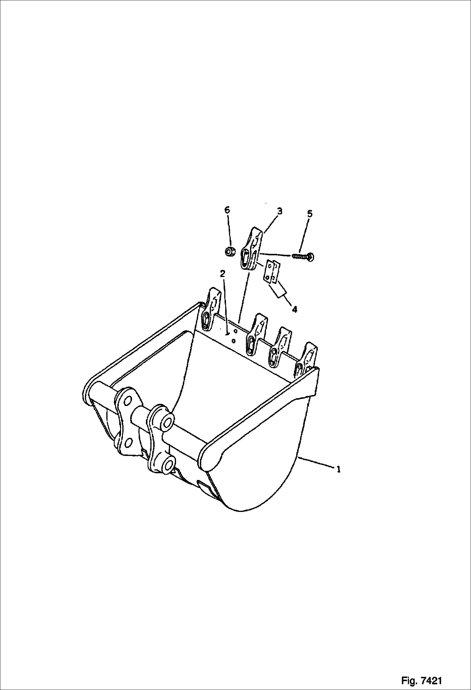 ОСВЕТИТЕЛЬНОЕ УСТРОЙСТВО КОВША (0.16 КУБИЧЕСКИХ МЕТРОВ, 0.26 КУБИЧЕСКИХ МЕТРОВ)(116) (700 ММ ШИРОКИЕ)