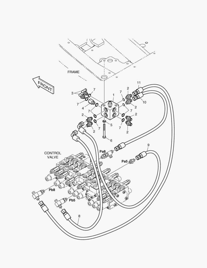 ТРУБОПРОВОД СЕРВОУПРАВЛЕНИЯ - ИЗМЕНЕНИЕ РЕЖИМА(2)