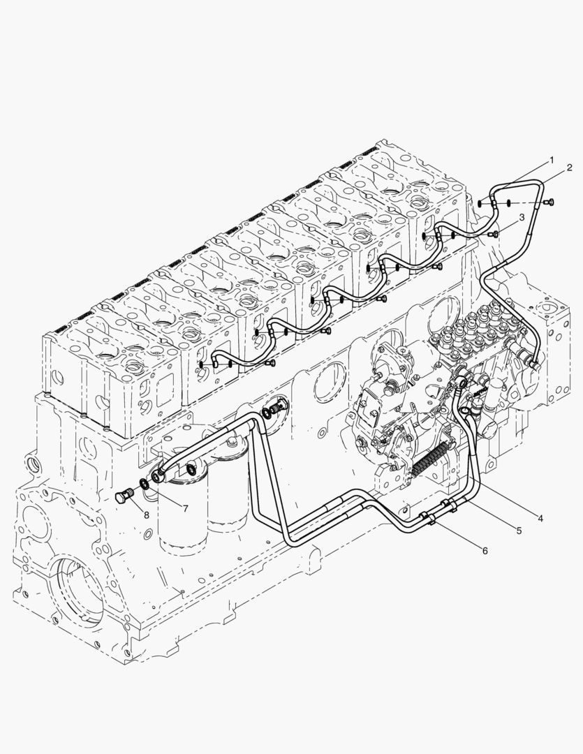 260 FUEL RETURN PIPE