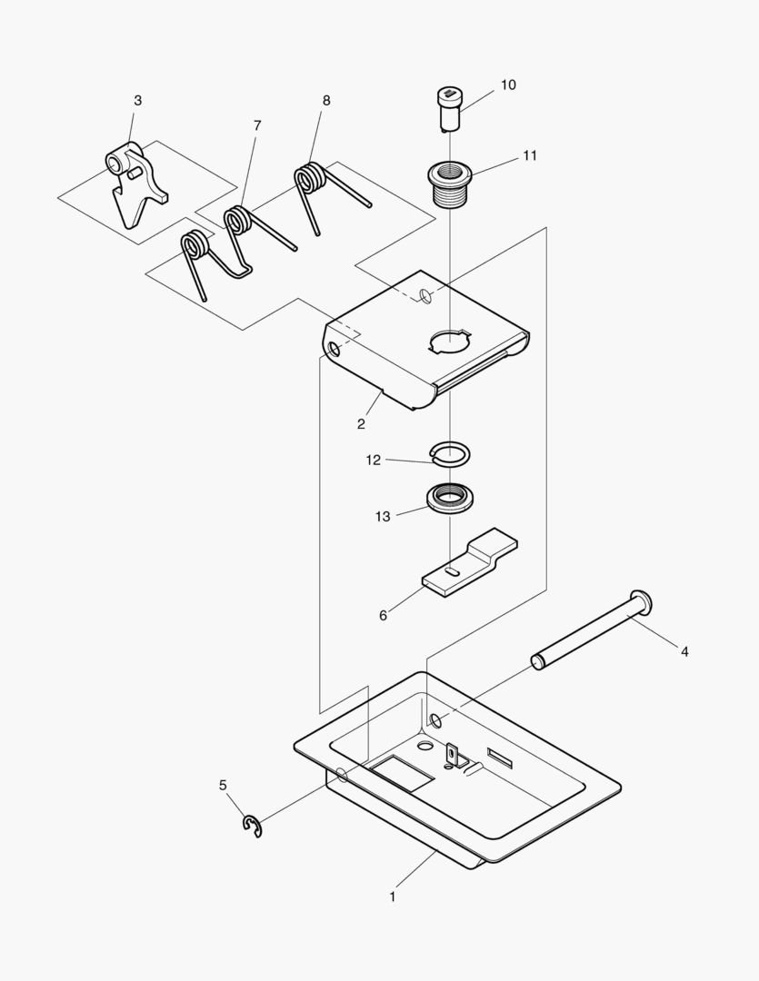 1800 DOOR LOCK-R.H. [1~191]