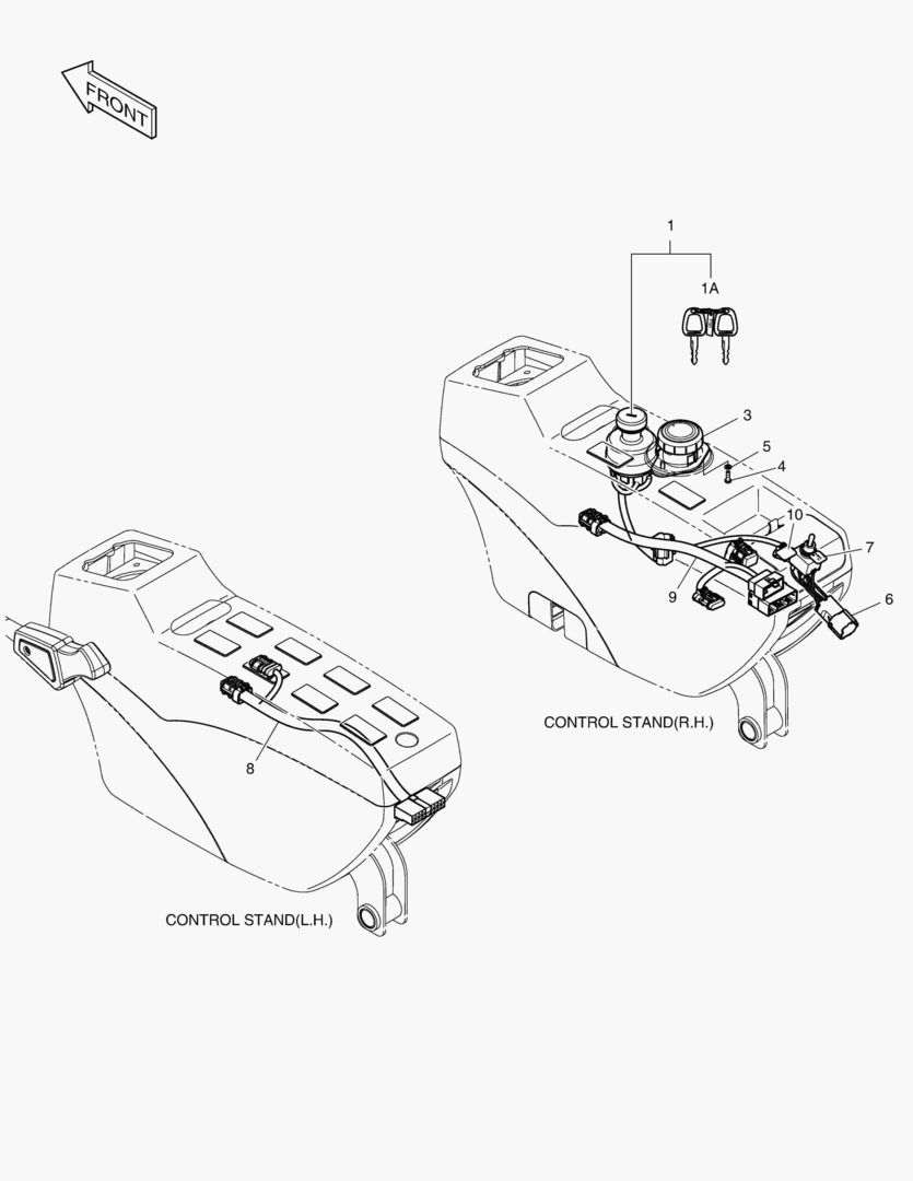 ЭЛЕКТРИЧЕСКИЕ ЗАПЧАСТИ - ПУЛЬТ УПРАВЛЕНИЯ
