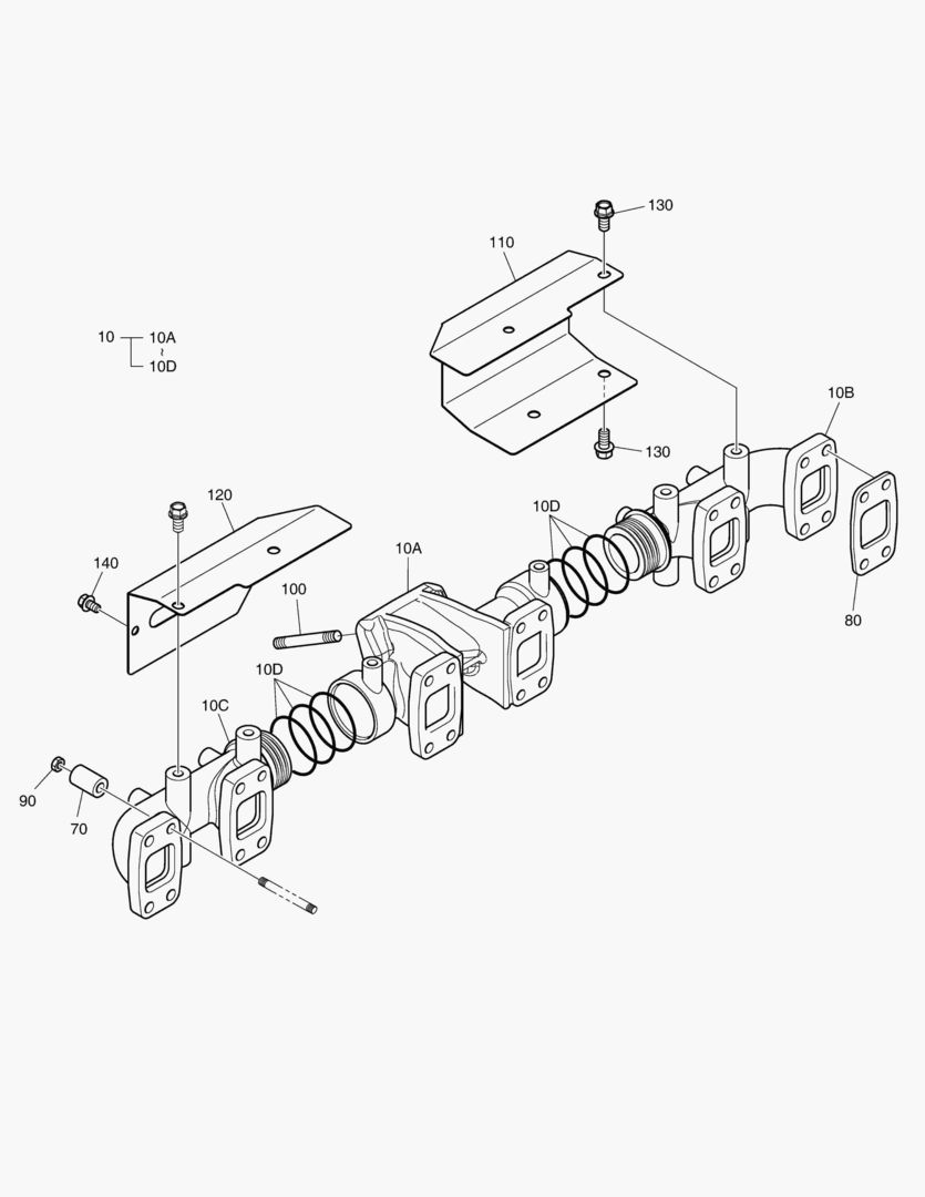 016 EXHAUST MANIFOLD
