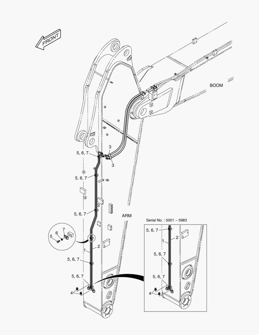 ГИДРОСИСТЕМА РУКОЯТИ - БЫСТРАЯ ПОСАДКА(РУКОЯТЬ 3.2 м)