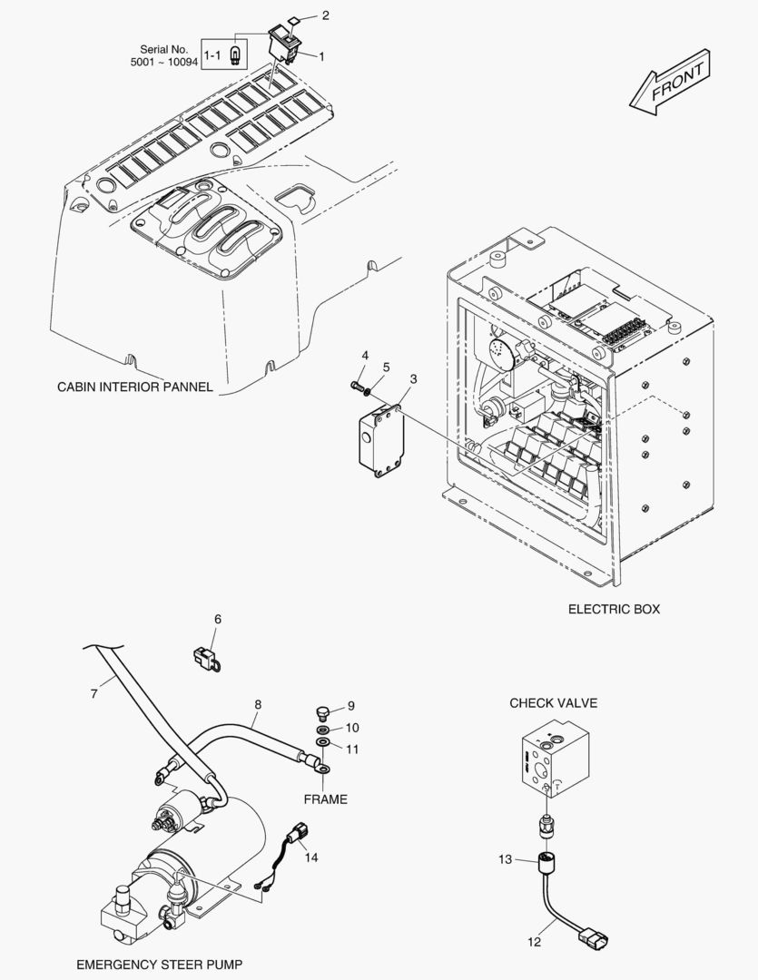 АВАРИЙНОЕ РУЛЕВОЕ УПРАВЛЕНИЕ - ЭЛЕКТРИКА