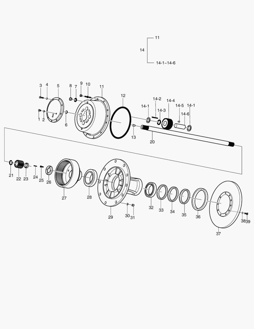 3265 ALXE ASS`Y - DRIVING AXLE ASS`Y(SUPER JC) [10613~]