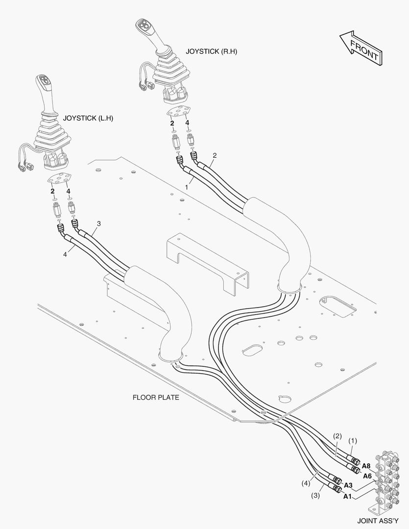 ТРУБОПРОВОД СЕРВОУПРАВЛЕНИЯ(9)