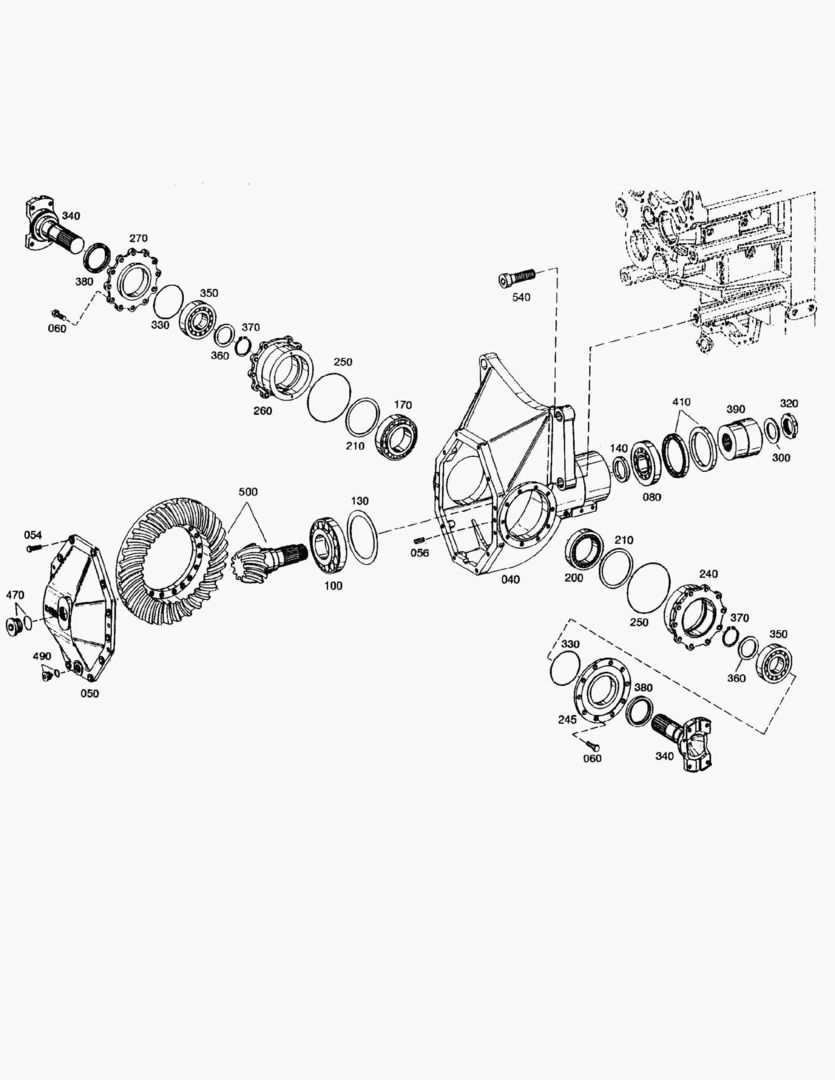 Спецтехника G070-112 DIFF. CARRIER [710002~710484]