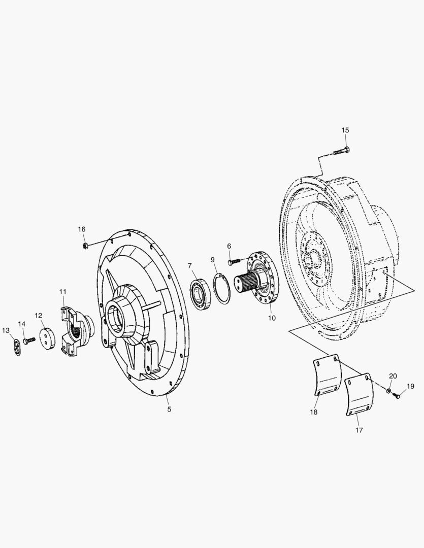 СОЕДИНЕНИЕ ДВИГАТЕЛЯ - БЛОКИРОВКА