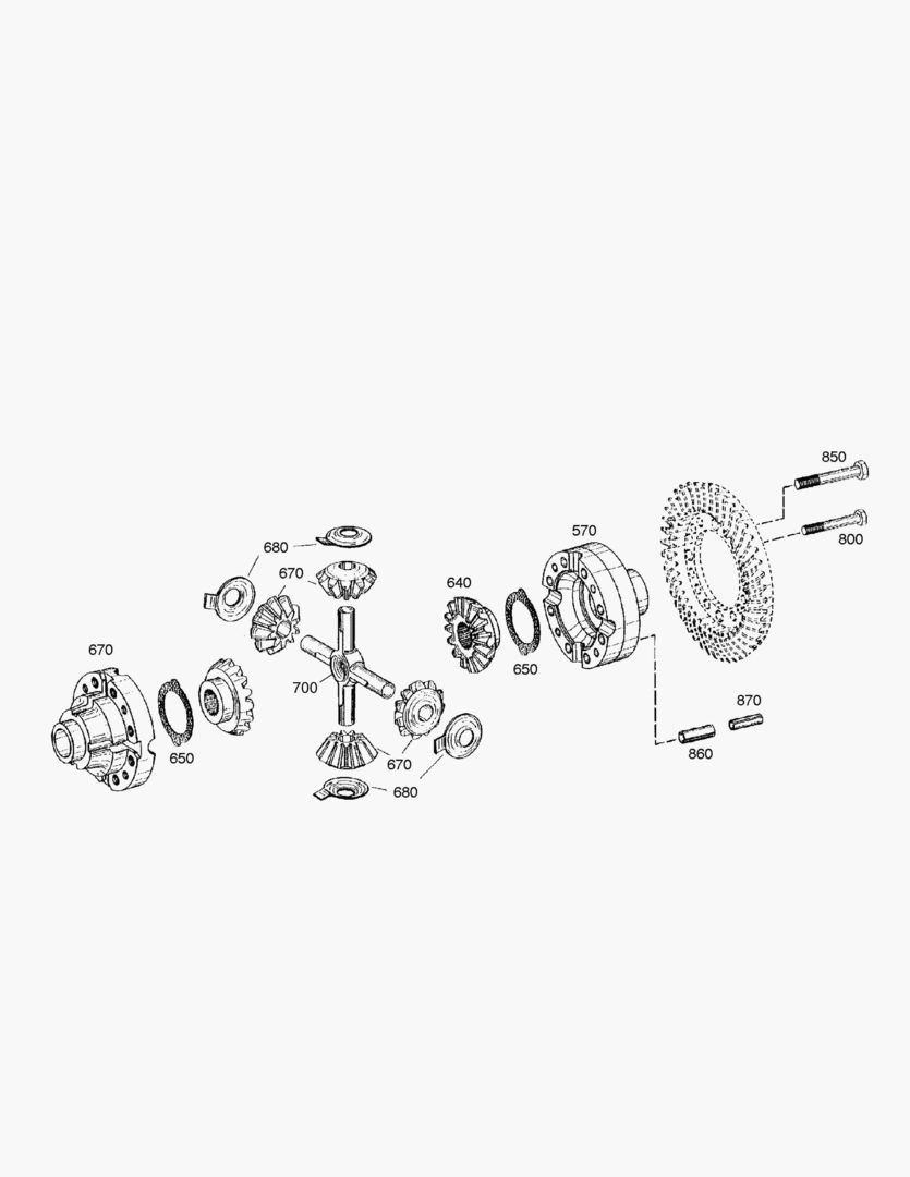Спецтехника 4760 DIFFERENTIAL-REAR AXLE [1001~2131] - главное фото