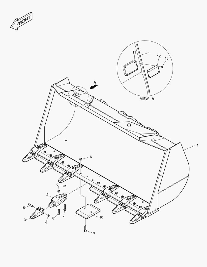 5160 BUCKET-3.2гЋҐ - TOOTH & CUTTING EDGE