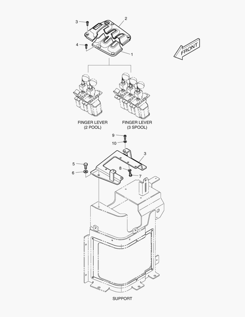 УСТАНОВКА ДЖОЙСТИКА - ПОВОРОТНЫЙ РЫЧАГ