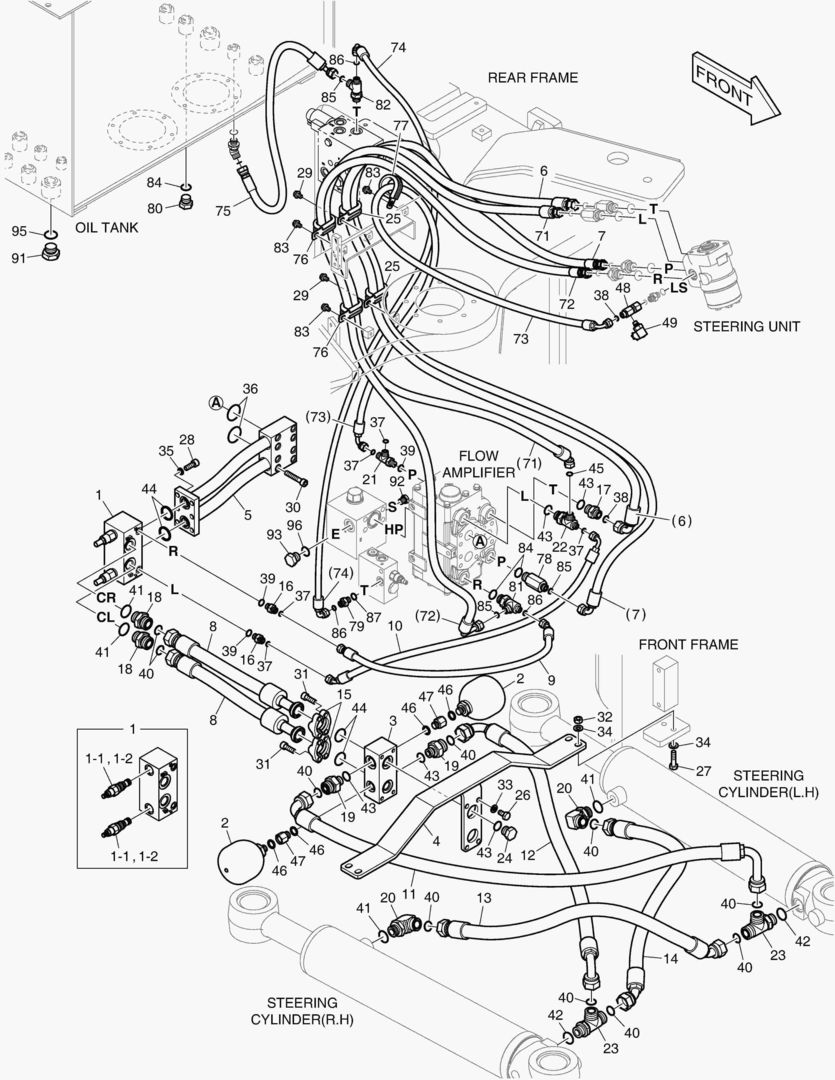 ПАТРУБКИ РУЛЕВОГО УПРАВЛЕНИЯ