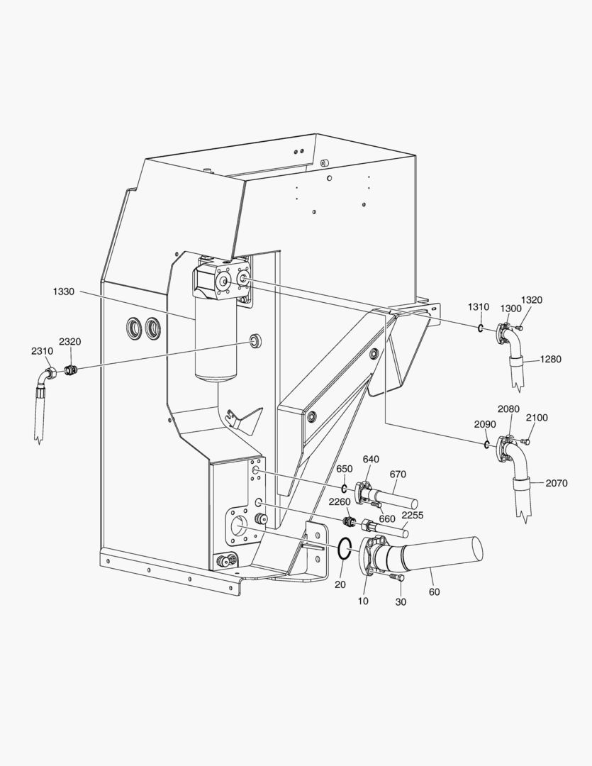 G190-10 HYDRAULIC TANK